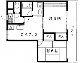 富士マンションII間取り