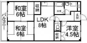 グランコート長岡間取り