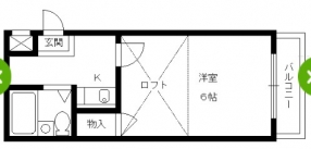 レオパレス大山崎間取り