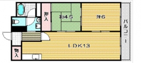 アサワハイツ間取り