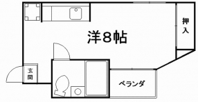 セゾン長岡間取り