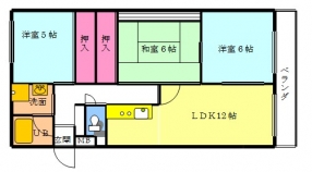 オーセント長岡京間取り