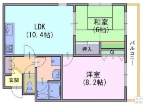 ランブラス長岡京間取り