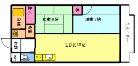 アルカサーノKITAI間取り