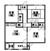 ハイツハーベスト間取り