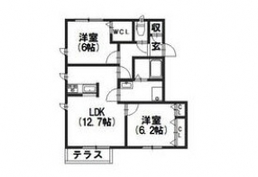 シャーメゾンうぐいす台II間取り